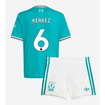 Liverpool Milos Kerkez #6 Maglia Gara Terza Repliche 2025-26 Bambino Maniche Corte